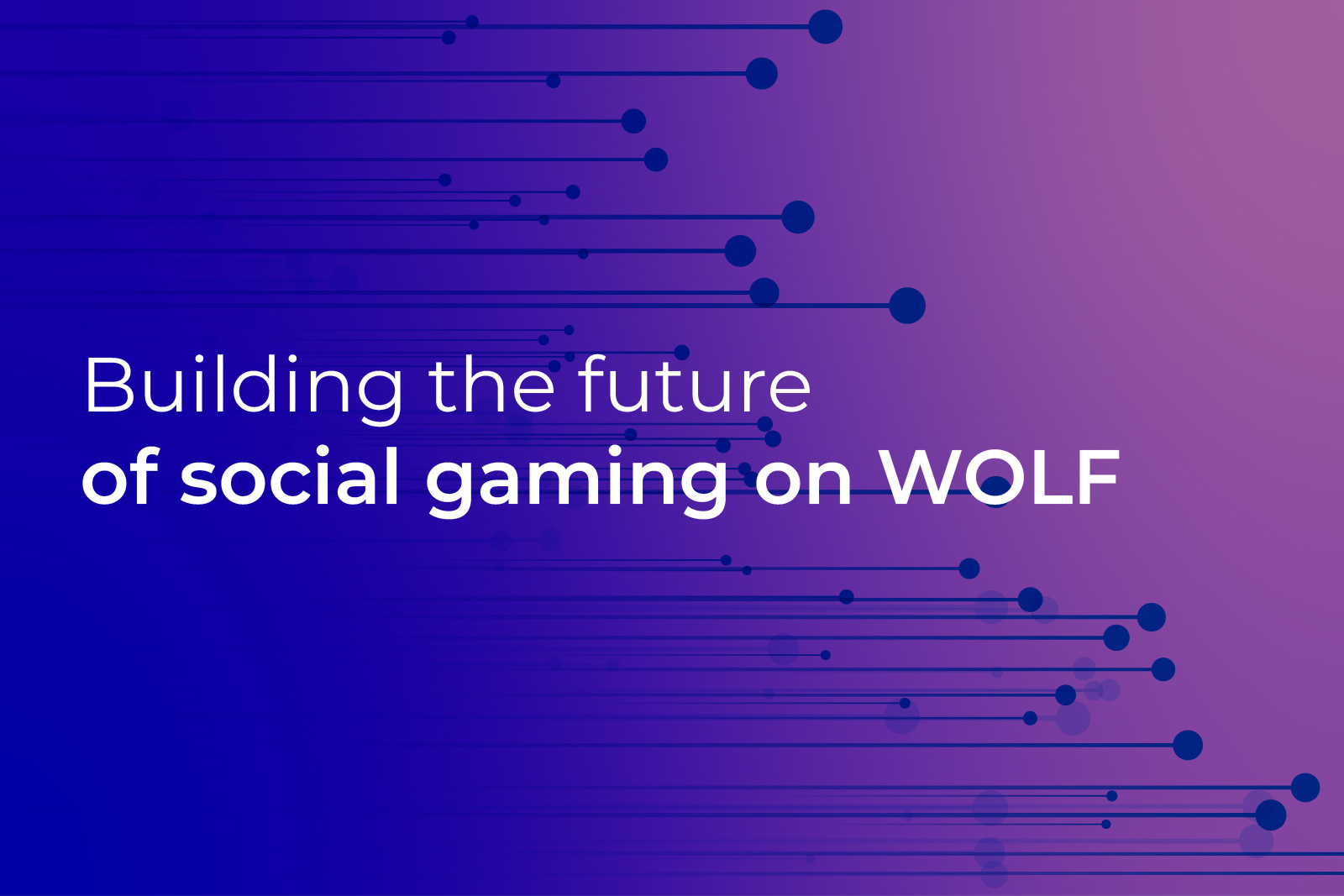 The power of collaboration fuelling WOLF’s 2026 gaming proposition